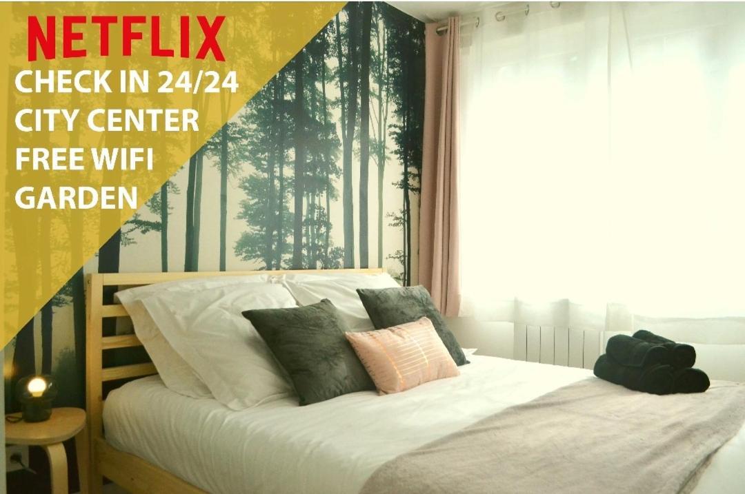 Les Grumes, Centre Ville, Jardin,Self Check-In, Freewifi, Netflix Compiègne Esterno foto